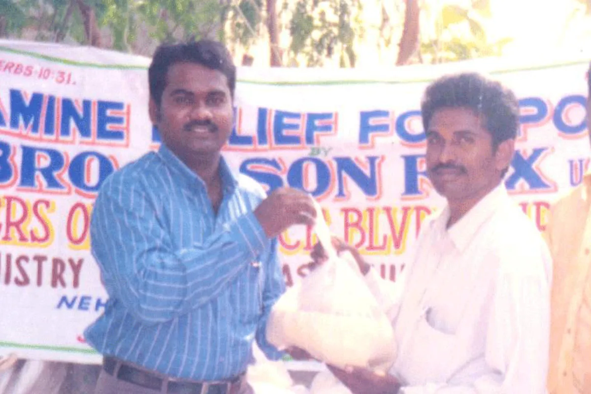 Famine relief sponsored by partner churches